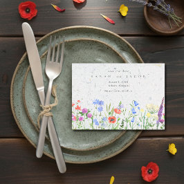 Reserve A Data Casamento Boho de Flor Silvestre Salvar a Data
