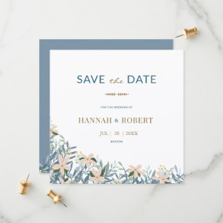 Reserve A Data Casamento Botânico de Flores Silvestres Modernas S