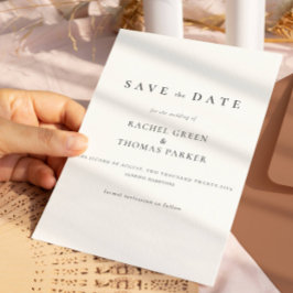 Reserve A Data Casamento Branco Negro do Monograma de Caligrafia