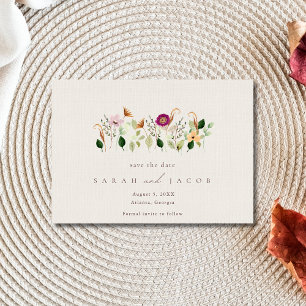 Reserve A Data Casamento Caprichosas Flores Silvestres