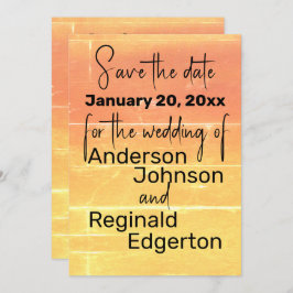 Reserve A Data Casamento Casual Russo de Verão Salve a Data