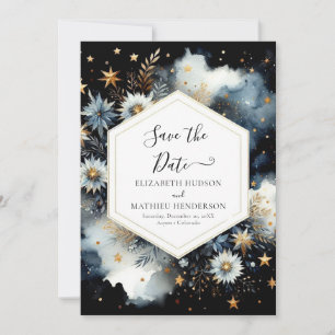 Reserve A Data Casamento Celestial Rustic Editable