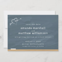 Casamento Chalkboard Salvar a Data