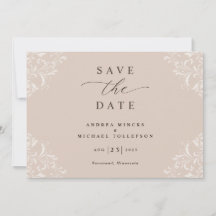 Casamento Champagne Bege Vintage Elegante