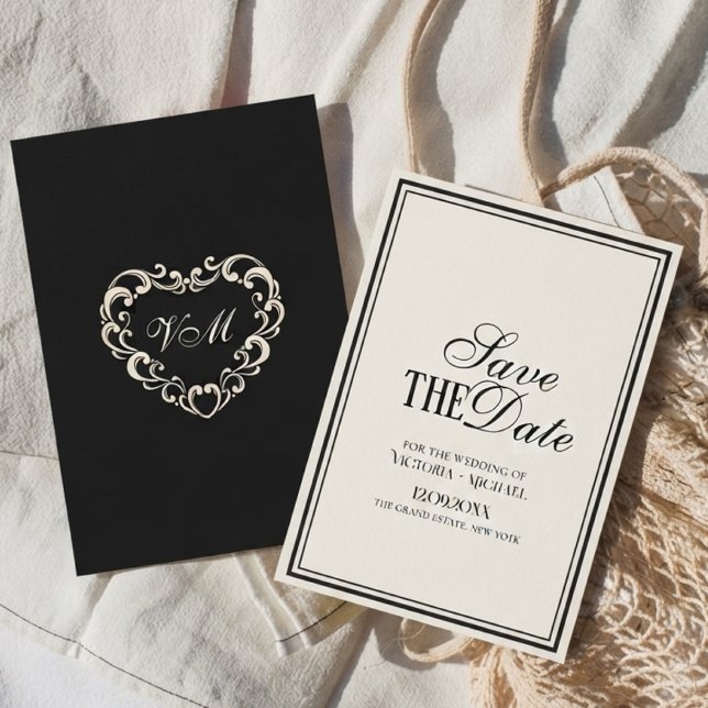 Reserve A Data Casamento Chic Atemporal Creme Marfim Dinheiro Ant (Criador carregado)