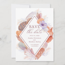 Reserve A Data Casamento Chic Costeiro de Beach Seashells