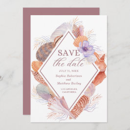 Reserve A Data Casamento Chic Costeiro de Beach Seashells