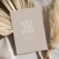 Casamento Chic Moderno Minimalista de Taupe Beige