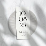Reserve A Data Casamento Chic Simples Moderno<br><div class="desc">Casamento moderno salve a data com design chic elegante e estilo minimalista.</div>