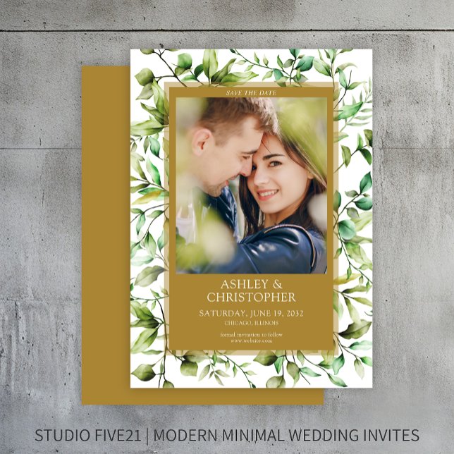 Reserve A Data Casamento Clássico Russo Russo Floral Fronteira (Criador carregado)