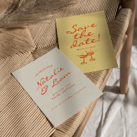 Casamento Colorido De Retrato Com Desenho De Mão