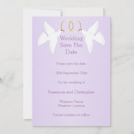 Reserve A Data Casamento Colorido Design Lilac