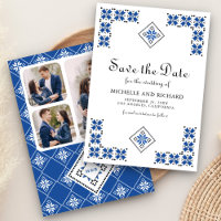 Casamento com Bordado Ucraniano Azul e Preto
