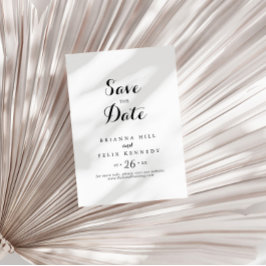 Reserve A Data Casamento com Caligrafia Moderna