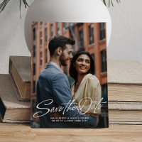 Casamento com duas fotos de roteiro elegante