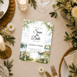 Reserve A Data Casamento com Elegância Romântica em Jardim à Beir