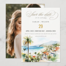 Casamento com Foto de Aquarela em Puerto Vallarta 