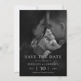 Reserve A Data Casamento com Foto Minimalista Moderna Salve a Dat