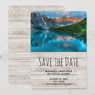 Reserve A Data Casamento com Fotografia em Paisagem Cênica de Mo
