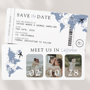 Reserve A Data Casamento com fotos Azul 3 e Dusty Pass