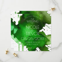 Casamento com Mancha de Aquarela