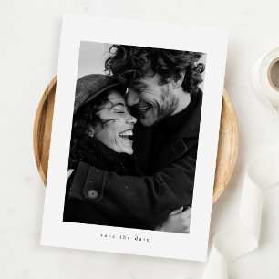 Reserve A Data Casamento com Orçamento Foto Tipografia Minimalist