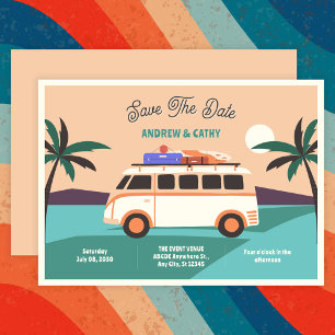 Reserve A Data Casamento com Retro van