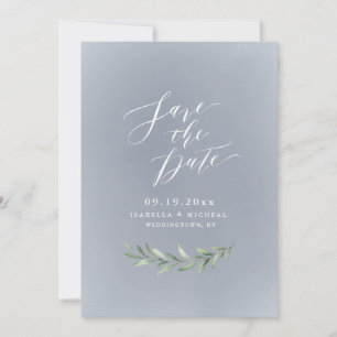Reserve A Data Casamento com vegetação rústica da caligrafia das