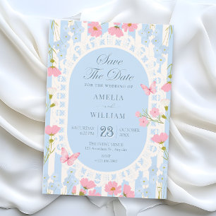 Reserve A Data Casamento coquete floral