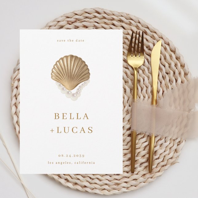 Reserve A Data Casamento Costeiro com Código QR do Código das Pér (Criador carregado)