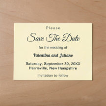 Casamento Creme Minimalista Com Texto Em Ardósia