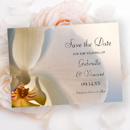 Reserve A Data Casamento da Orquídea Branca Salva a Data