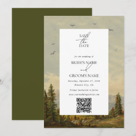 Reserve A Data Casamento das Montanhas da Floresta de Pinheiros d