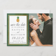 Casamento De Abacaxi Tropical Salvar A Data