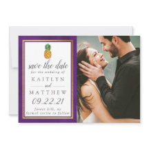 Casamento De Abacaxi Tropical Salvar A Data