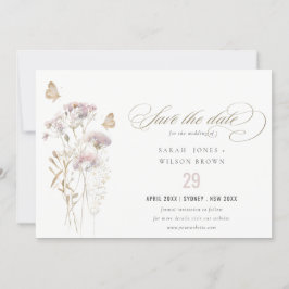 Reserve A Data Casamento de Aquarela Botânica de Samambaia Flor S