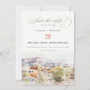 Reserve A Data Casamento de Aquarela em Colorado Springs, Colorad