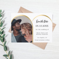 Casamento de arco de fotografia moderno de ouro br