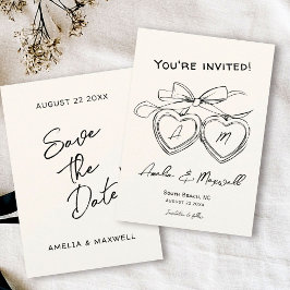 Reserve A Data Casamento de Arco de Monograma Moderno e Bonito Co