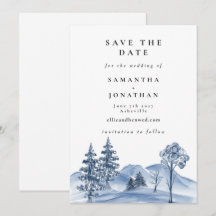 Casamento de árvore de inverno em aquarela e terra