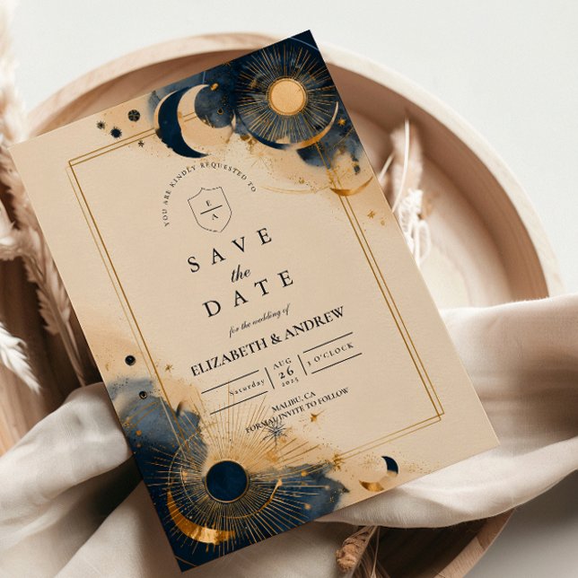 Reserve A Data Casamento de Astrologia Sombria (Criador carregado)