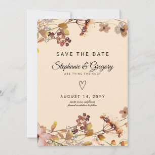 Reserve A Data Casamento de Autumn Boho Wildflower