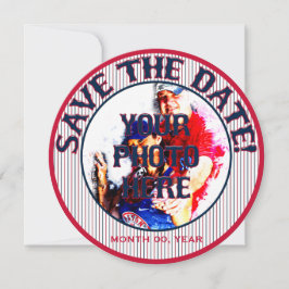 Reserve A Data Casamento de Baseball Save-The-Date-Modelo 04