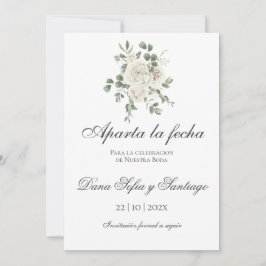 Reserve A Data Casamento de Boho Espanhol Salve a Data
