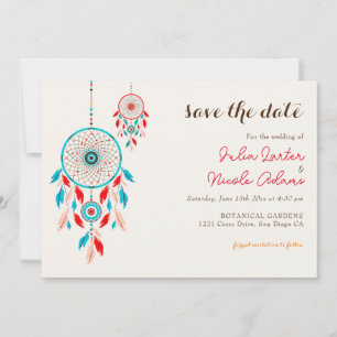 Reserve A Data Casamento de Boho Tribal com Dreamcatcher de penas