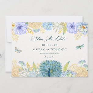 Reserve A Data Casamento de borboletas florais de aves aquáticas