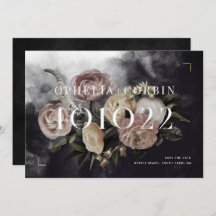 Casamento de Bouquet Rosa Negra-Fumaça