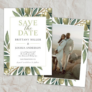 Reserve A Data Casamento de Branch Moderno