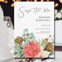 Casamento de Buquê de Cores de Água de Boho Selvag