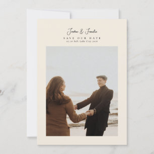 Reserve A Data Casamento de caligrafia com script de colagem de f